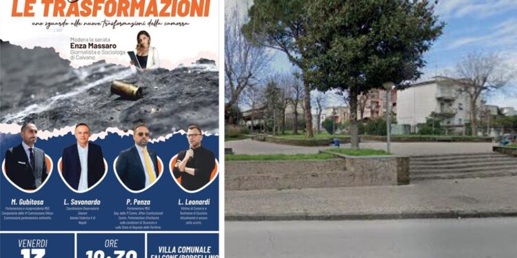 Caivano, tra camorra e micro-criminalità: dibattito in villa comunale
