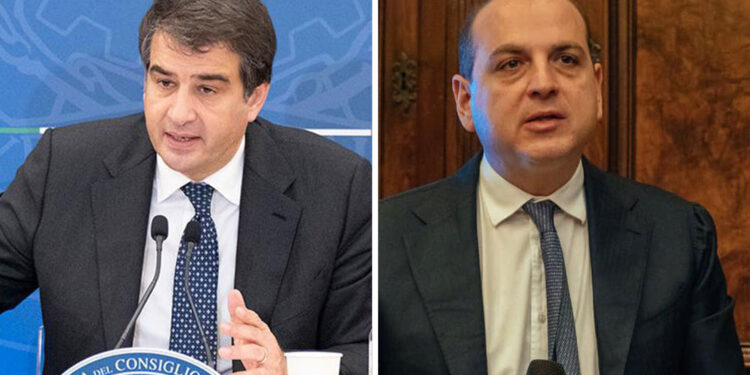 Il ministro Fitto e il presidente Ficei Antonio Visconti