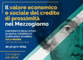 «Il valore del credito di prossimità»: appuntamento alla Federico II