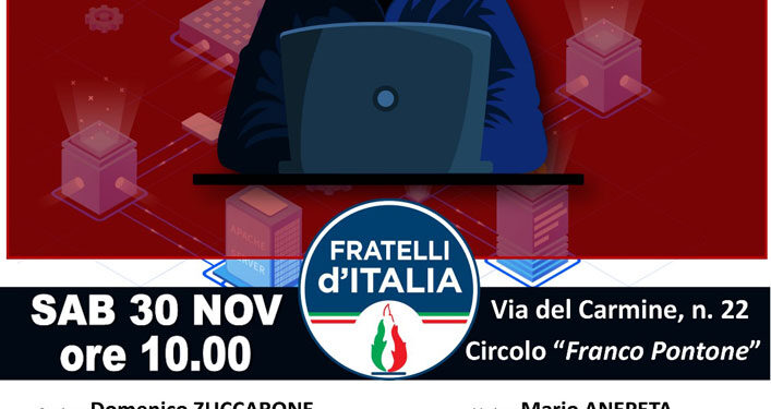 Educazione digitale e sfide del web, convegno di Fdi Napoli