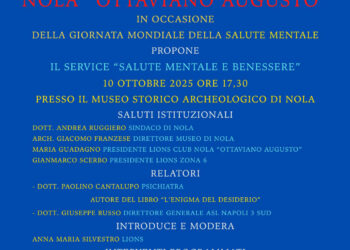 Il Lions Club «Ottaviano Augusto» di Nola celebra la Giornata mondiale della salute mentale