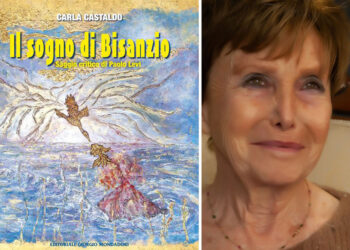 «Il sogno di Bisanzio»: Carla Castaldo e il suo ciclo pittorico alla Feltrinelli di Napoli