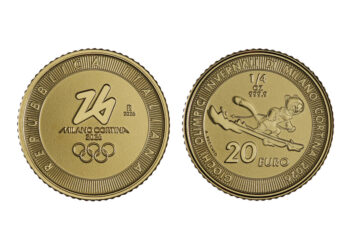 Milano Cortina 2026, due nuove monete d’oro dedicate ai Giochi Olimpici Invernali