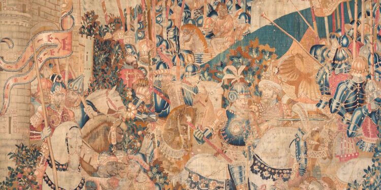 Torna a Venezia prezioso arazzo restaurato del Quattrocento