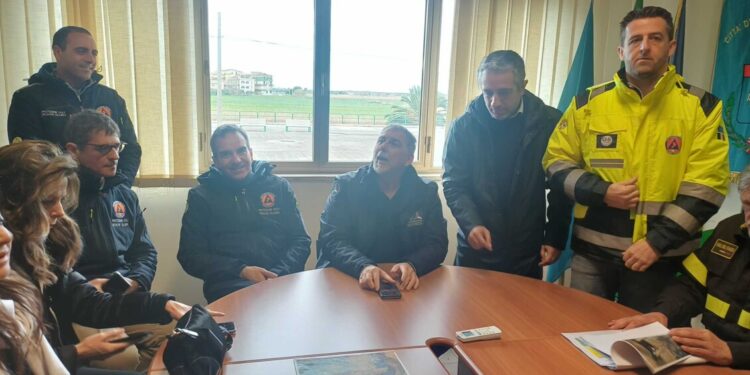 Sopralluogo Ciciliano sulla piana di Sibari colpita dal maltempo