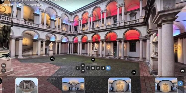 Brera, il palazzo dialogante