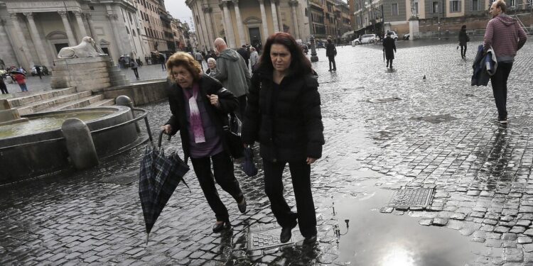 Persiste l’alternanza di sole e piogge con temperature miti