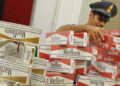 Sequestrate 32 tonnellate di tabacchi lavorati esteri, cinque arresti