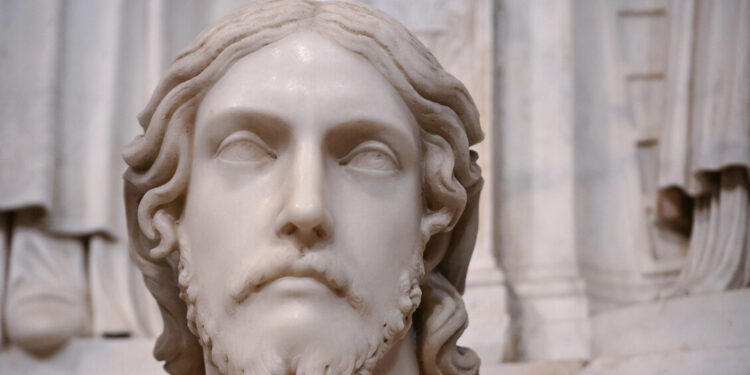 E’ di Michelangelo il busto del Cristo Salvatore in S. Agnese a Roma