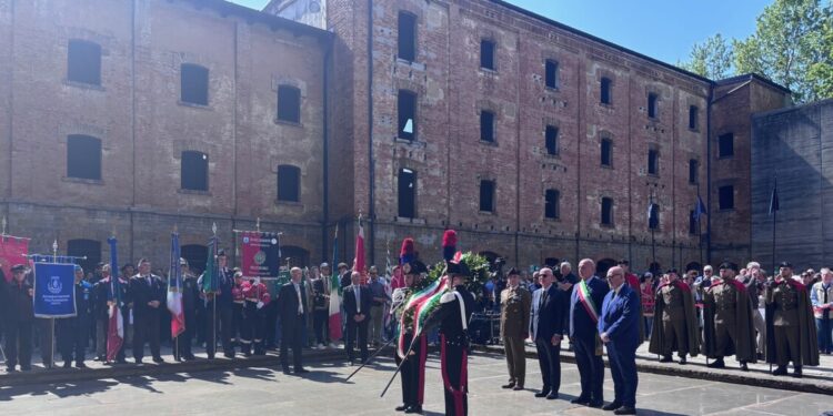 25 aprile, deposte corone alla Risiera di San Sabba a Trieste
