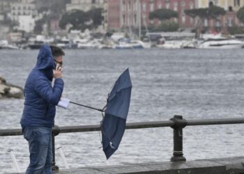 In Campania allerta meteo gialla per temporali dalle 13
