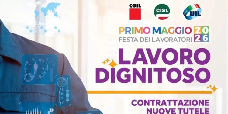 Primo maggio, Cgil Cisl Uil in piazza a Marghera per ‘il lavoro dignitoso’