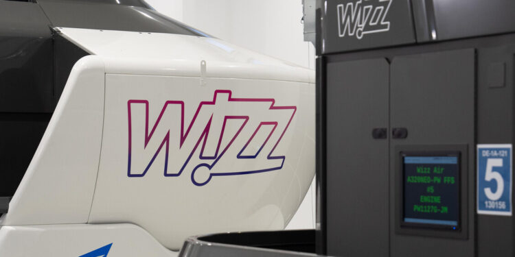 Wizz Air cresce del 21,9% in aprile con 6,63 milioni di passeggeri