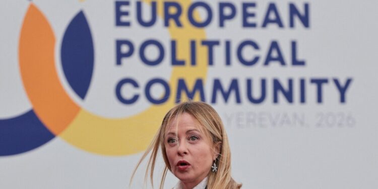 Meloni a Erevan: ”Con la Epc concentriamoci sui nostri vicini del Mediterraneo’