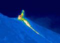 Ingv, flusso lavico dall’area craterica nord di Stromboli