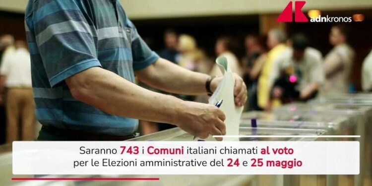 Elezioni amministrative 2026, oltre 740 comuni al voto nel weekend