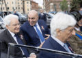 Mattarella arriva ai Fori Imperiali sulla Lancia Flaminia per la parata