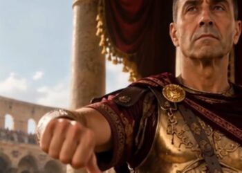 Vannacci come un gladiatore fa ‘giustiziare’ Schlein e Conte in video Ia, opposizioni insorgono