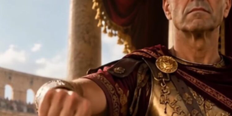 Vannacci come un gladiatore fa ‘giustiziare’ Schlein e Conte in video Ia, opposizioni insorgono