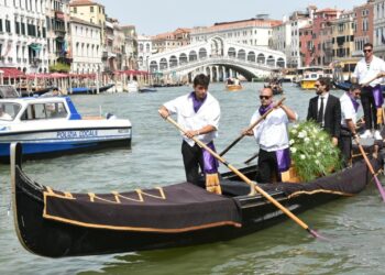 Celebrati a Venezia i funerali di Fabrizio Plessi