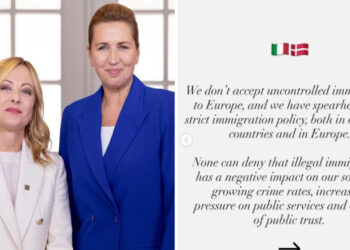 Meloni e Frederiksen: ‘No a un’immigrazione incontrollata’