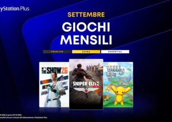 PlayStation Plus, i giochi mensili di settembre