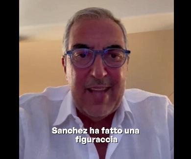 Gasparri: “Crisi migratoria e Sanchez se ne va in vacanza, gli suggeriamo noi la playlist”