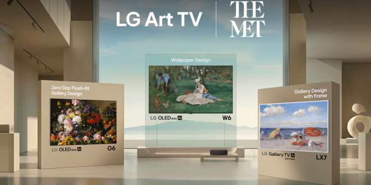 Il Metropolitan Museum di New York e LG portano cento capolavori d’arte sui televisori connessi