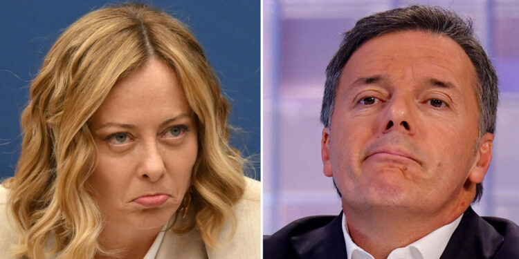Scintille Renzi-Meloni sul bollo: ‘Mi davi del venditore di pentole’, ‘io realizzo’