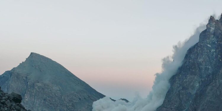 Vasta frana sul Monviso, nessuna persona coinvolta